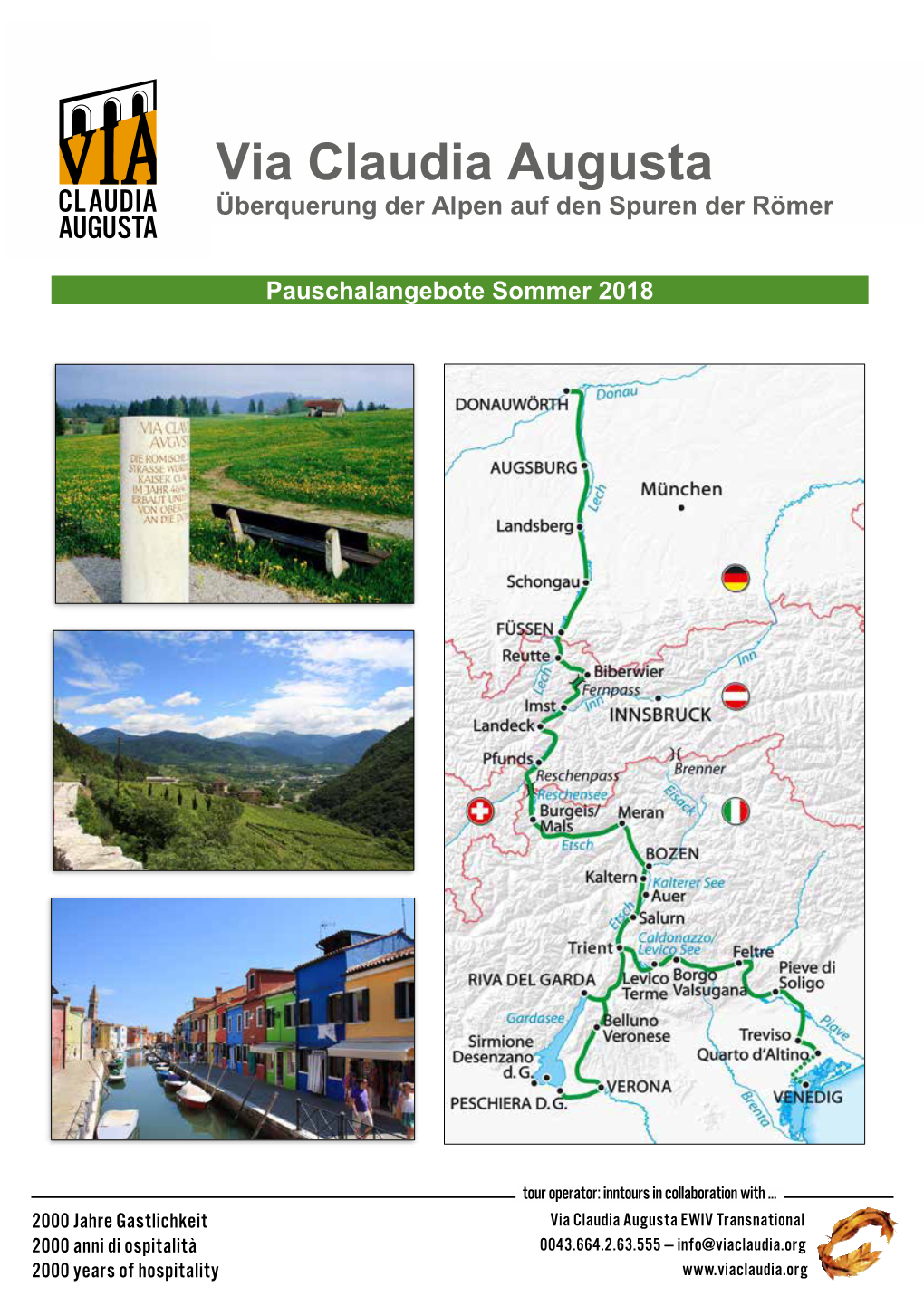 Via Claudia Augusta Überquerung Dervia Alpen Aufclaudia Den Spuren Der Römeraugusta