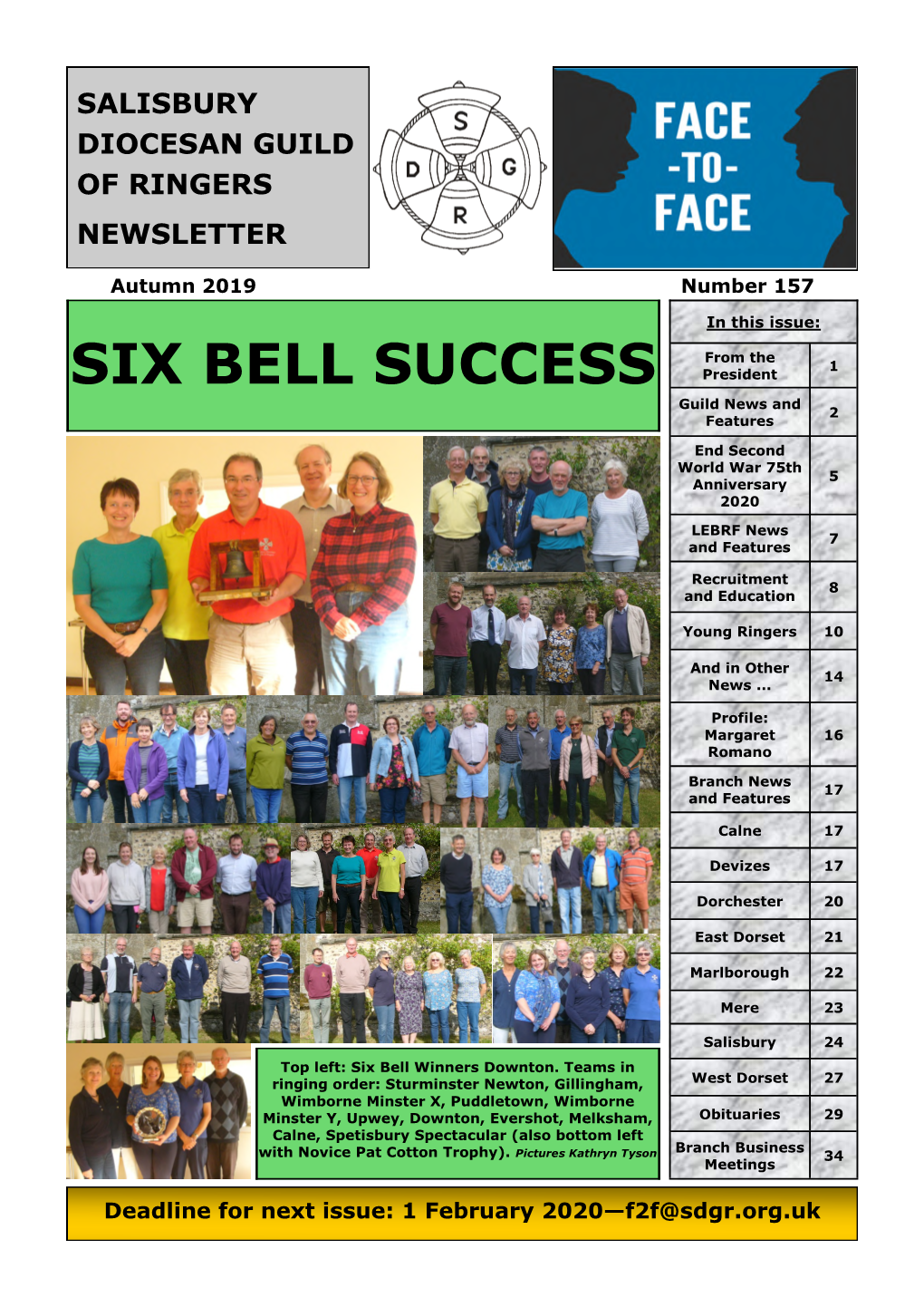 SIX BELL SUCCESS President Guild News and 2 Features