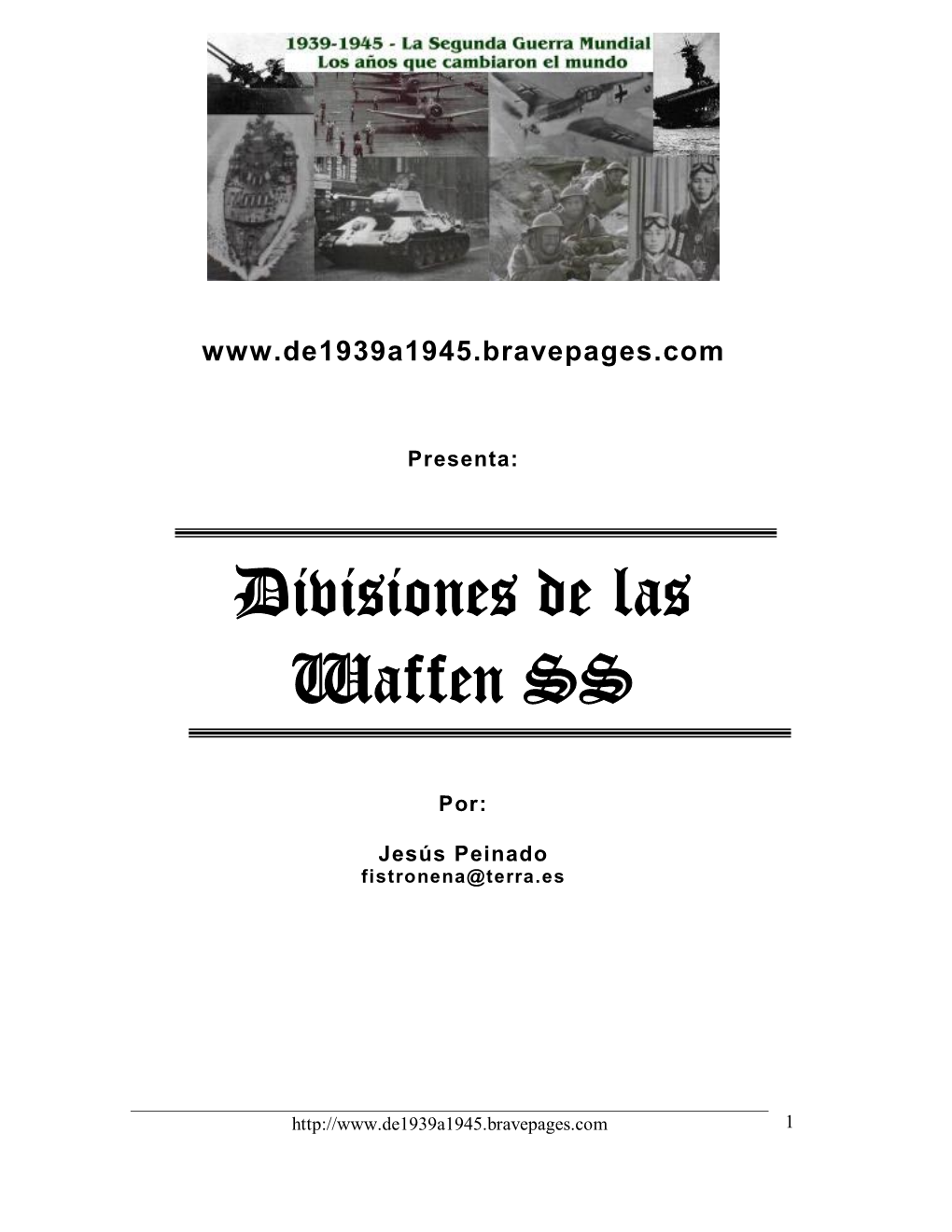 Divisiones De Las Waffen SS