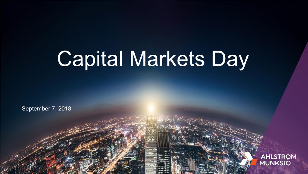 Capital Markets Day