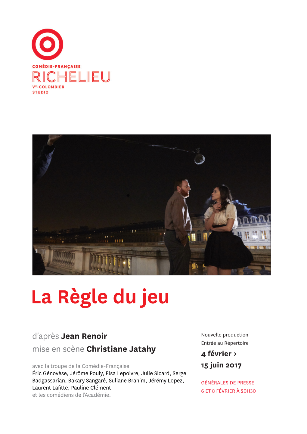 La Règle Du Jeu