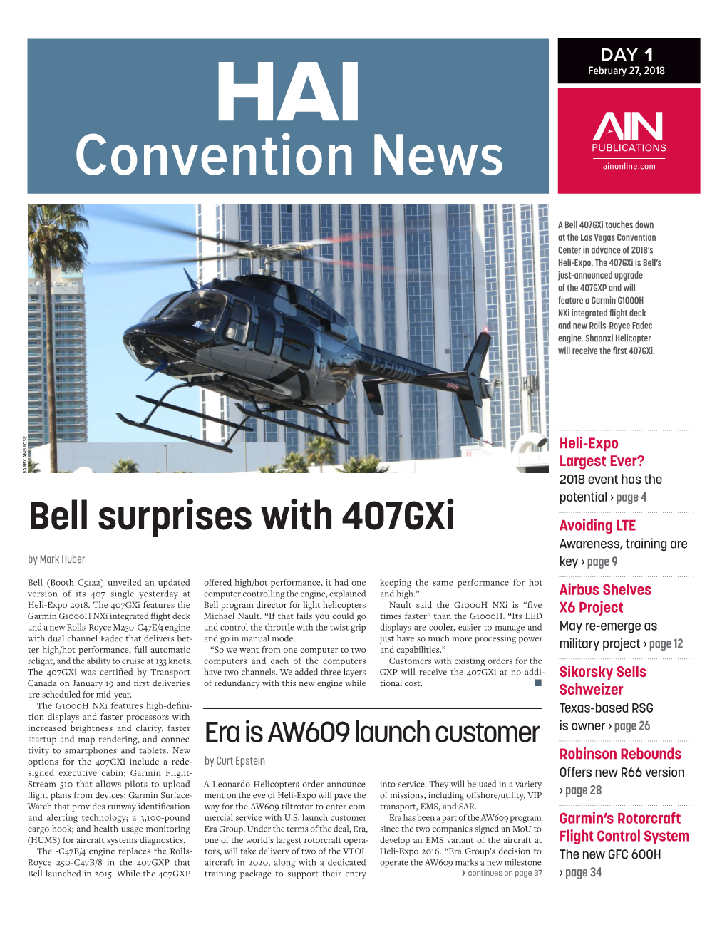Convention News