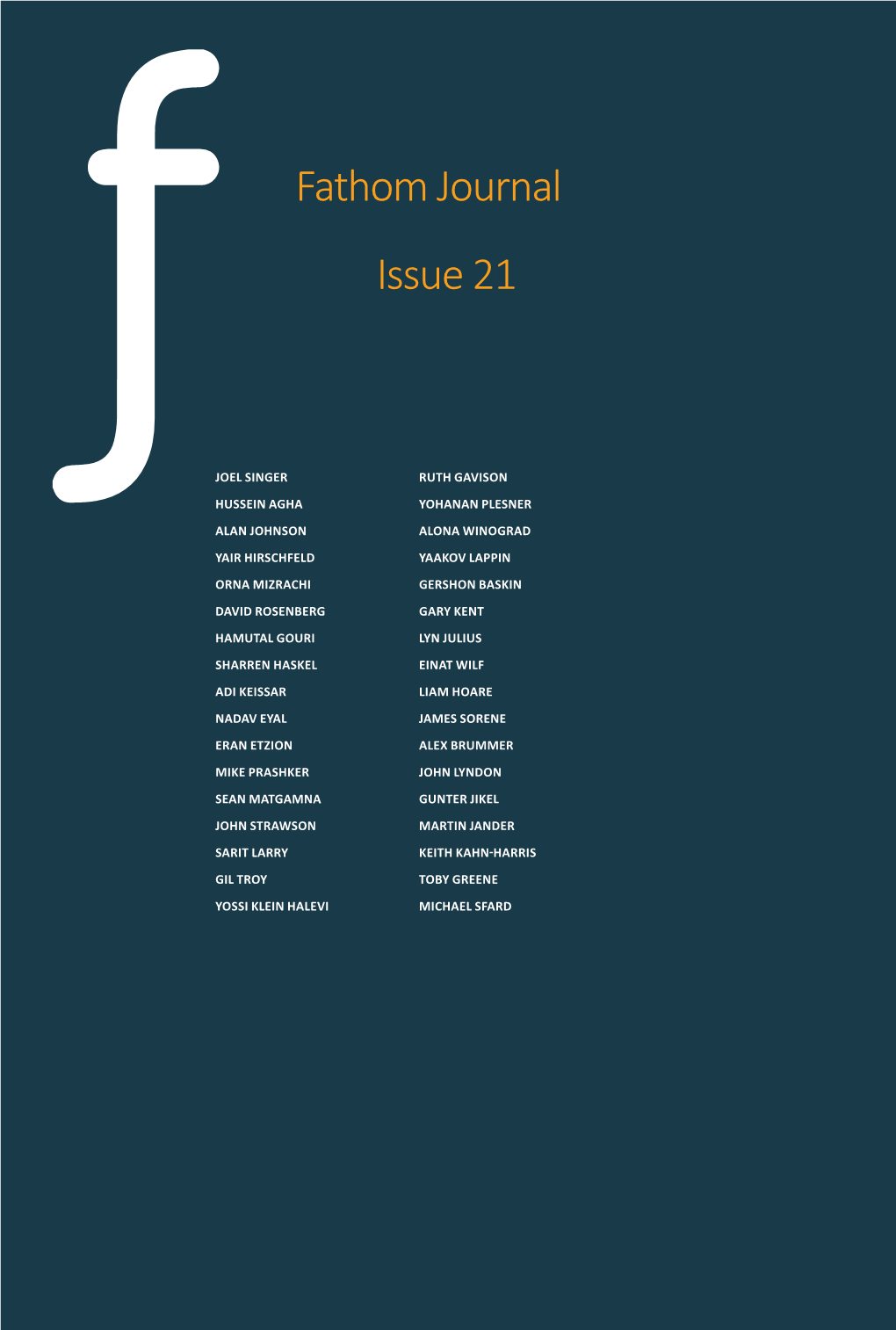 Fathom Journal Issue 21