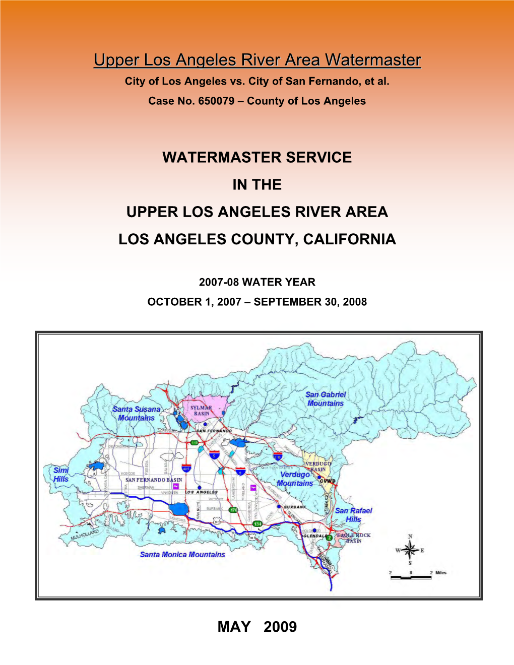 Upper Los Angeles River Area Watermaster City of Los Angeles Vs