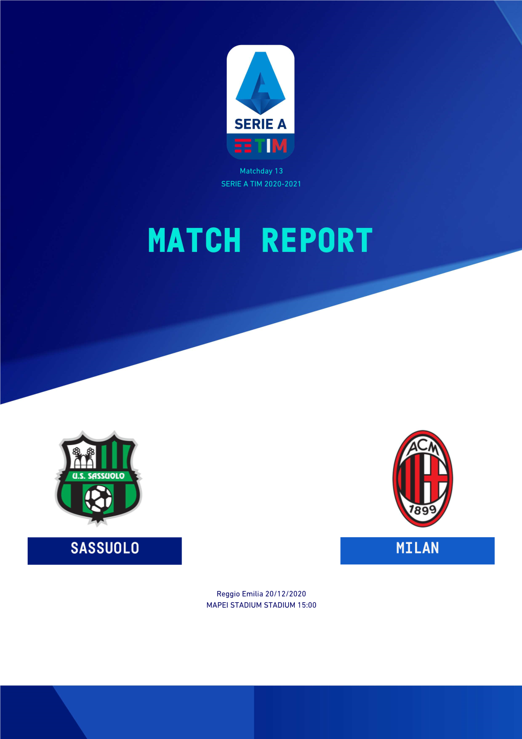 Download PDF with Full Match Report