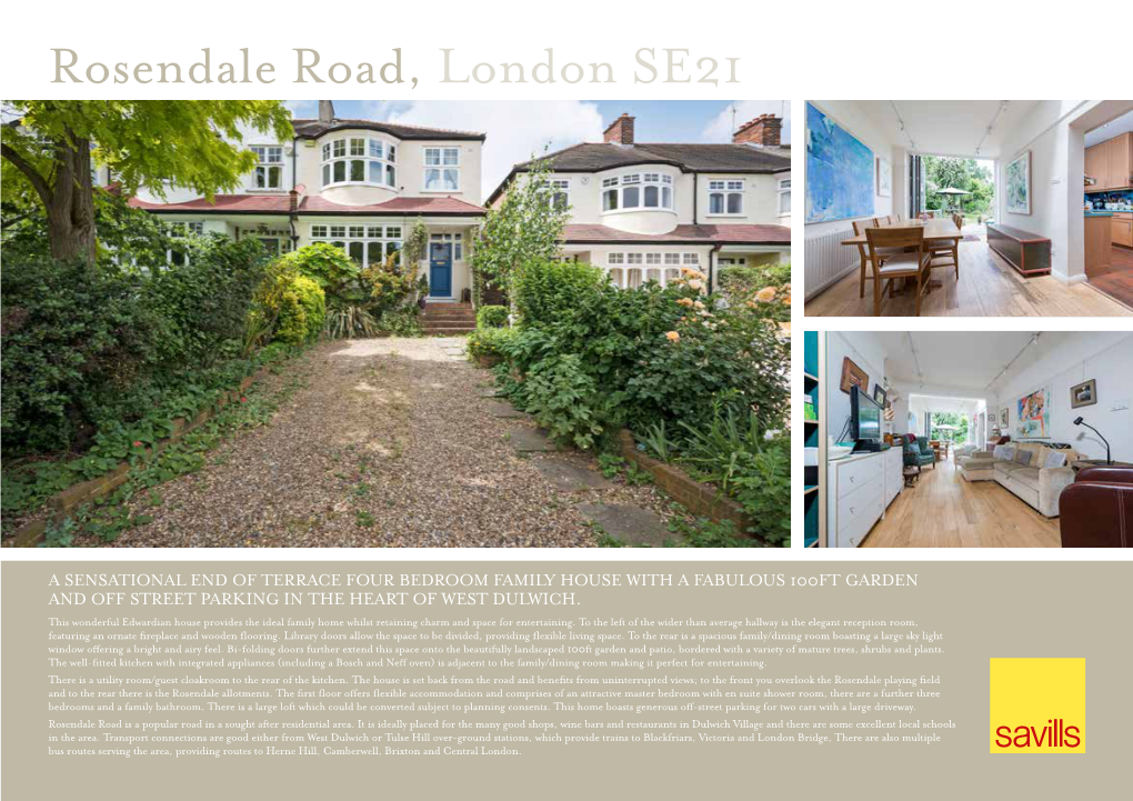 Rosendale Road, London SE21