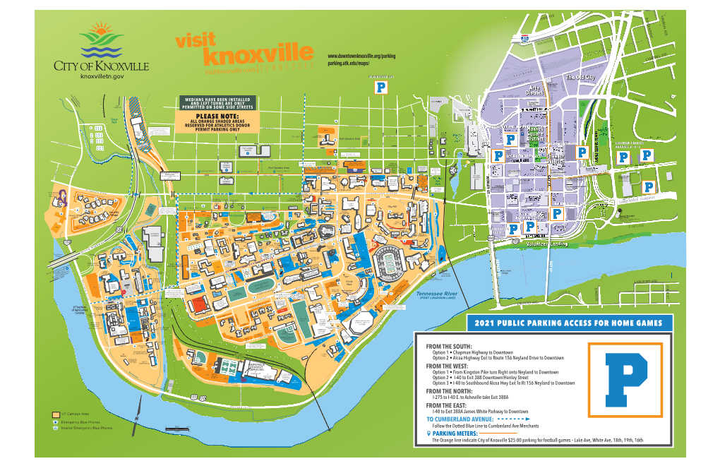 UT-Downtown Parking Map 2020 Final No Meters