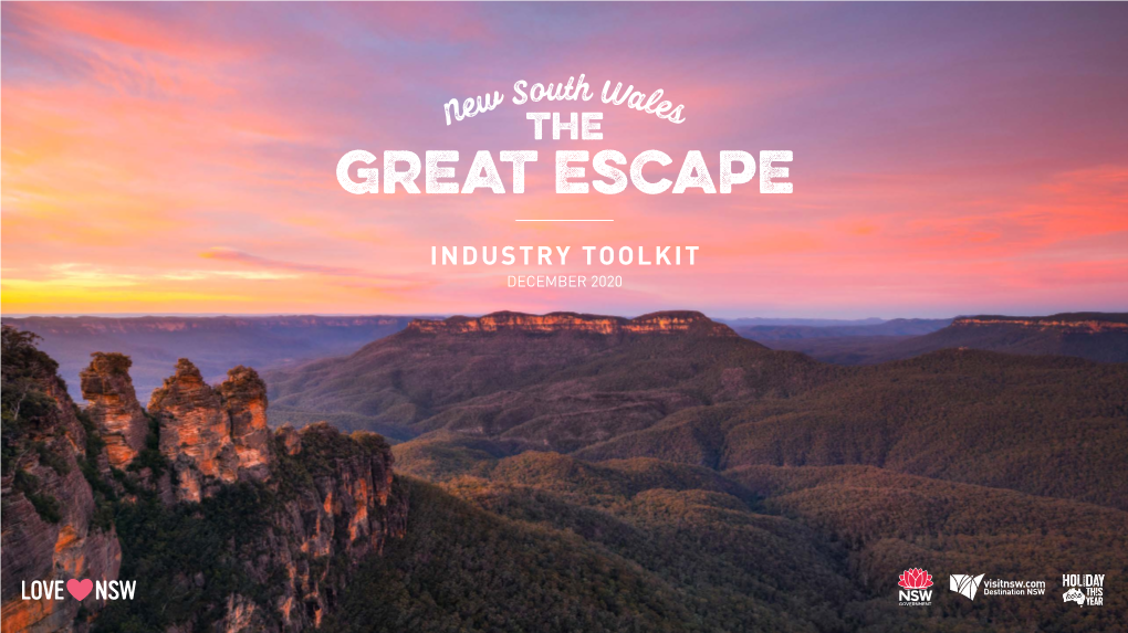 The Great Escape Industry Toolkit