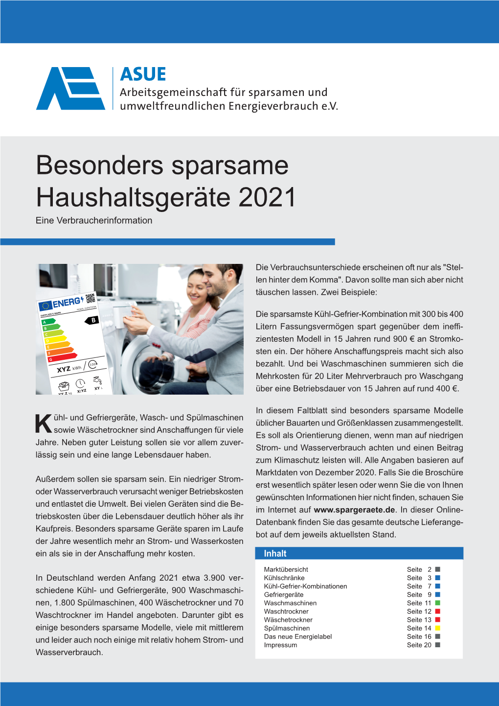 Besonders Sparsame Haushaltsgeräte 2021 Eine Verbraucherinformation