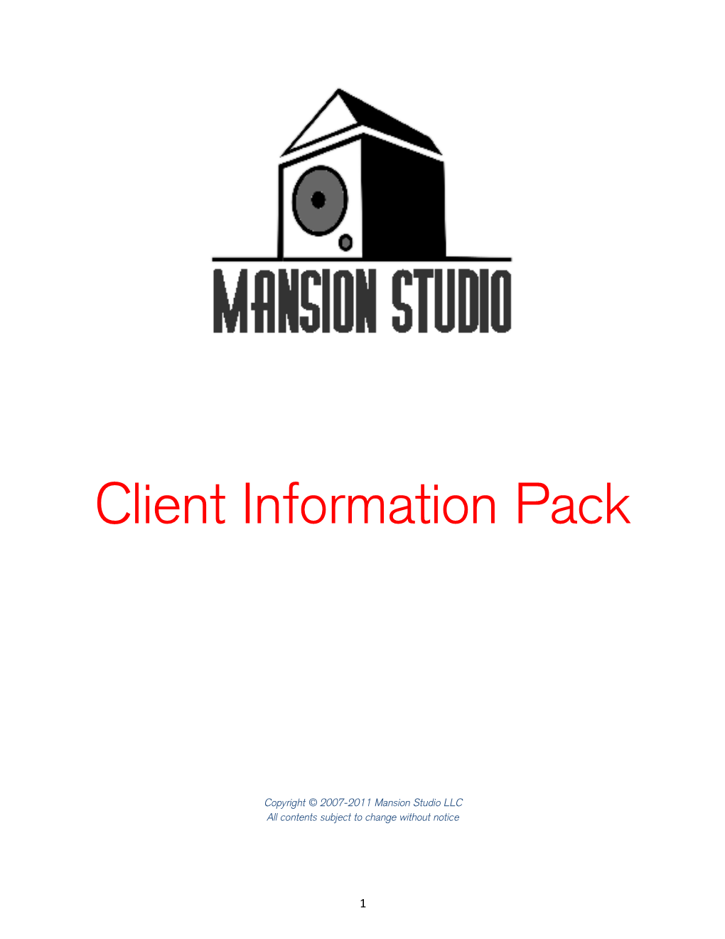 Client Information Pack