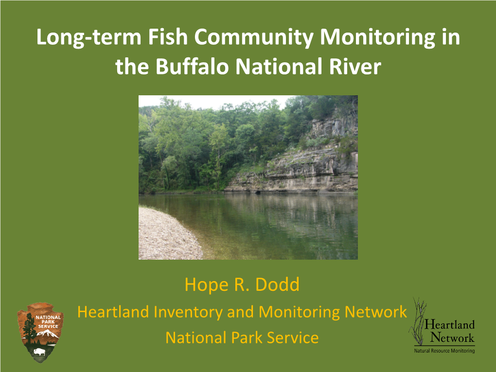 Fish Communities and Habitat Relationships in the Buffalo