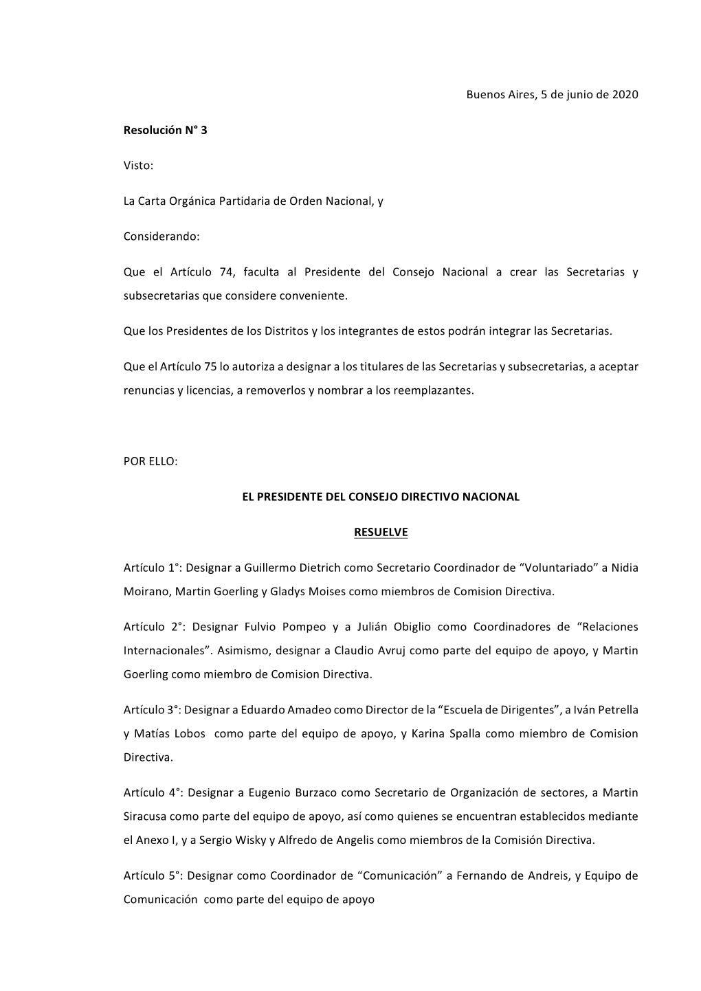 Reso Secretarias-Coordinaciones