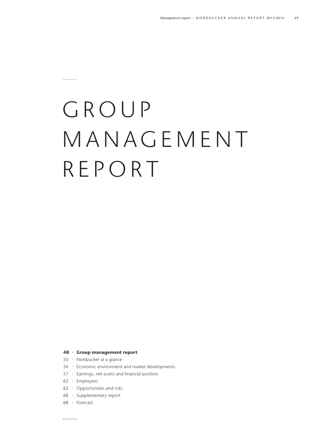 Group Management Report