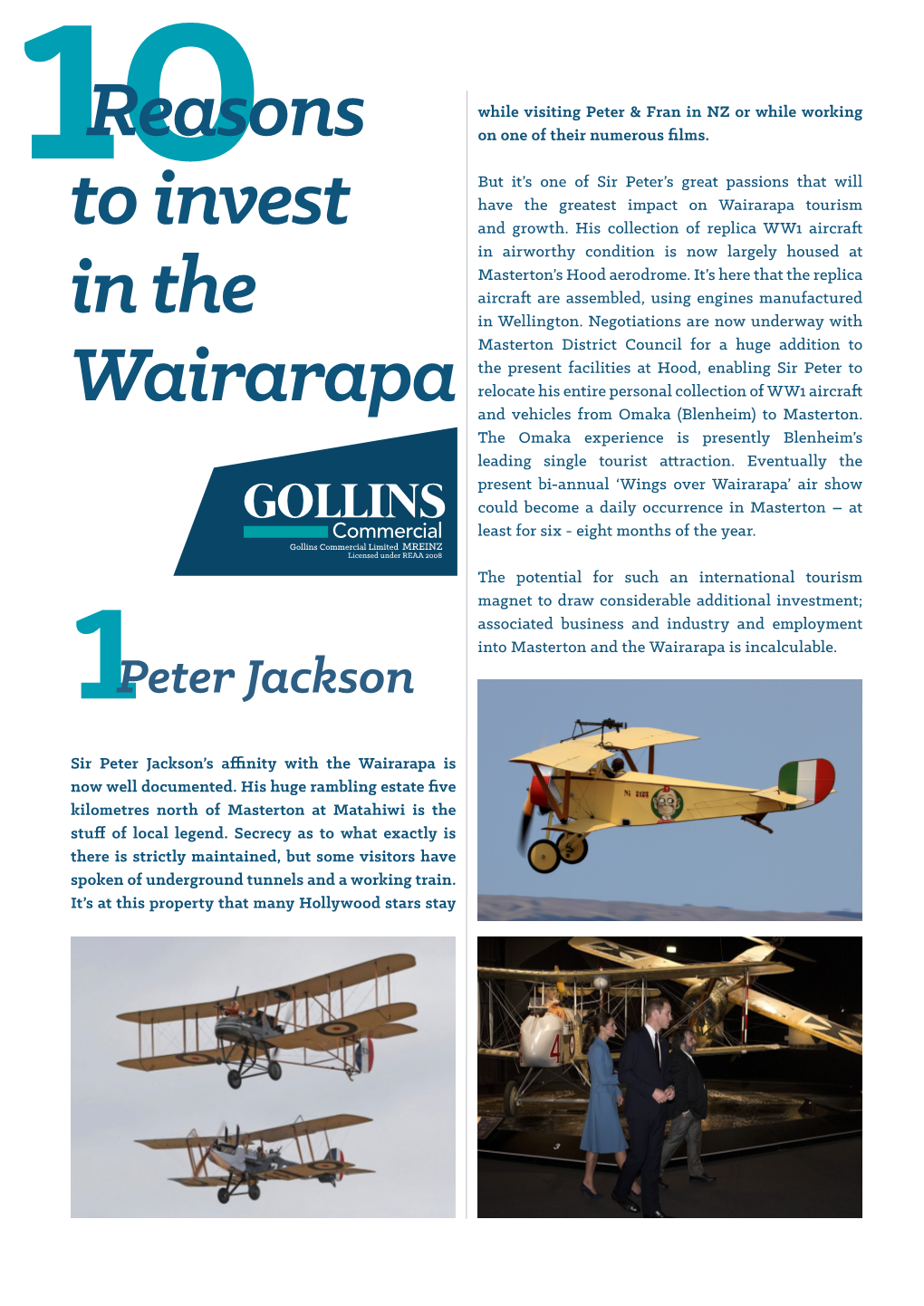 Reasons to Invest in the Wairarapa