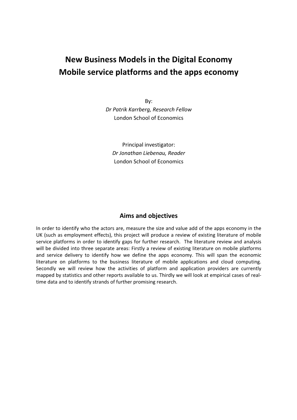 Karrberg-Mobile Platforms and the Apps Economy-FINAL