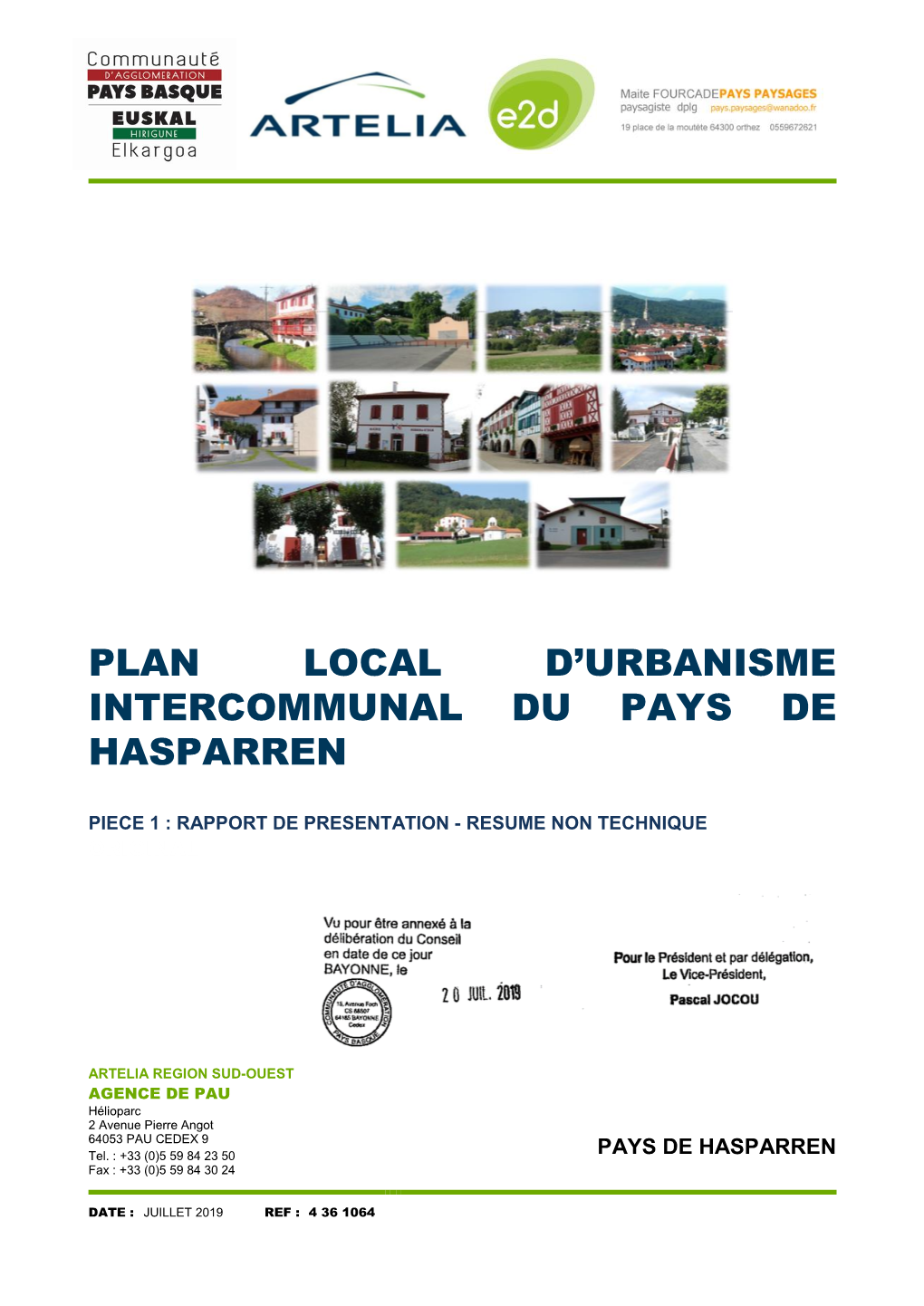 Plan Local D'urbanisme Intercommunal Du Pays De