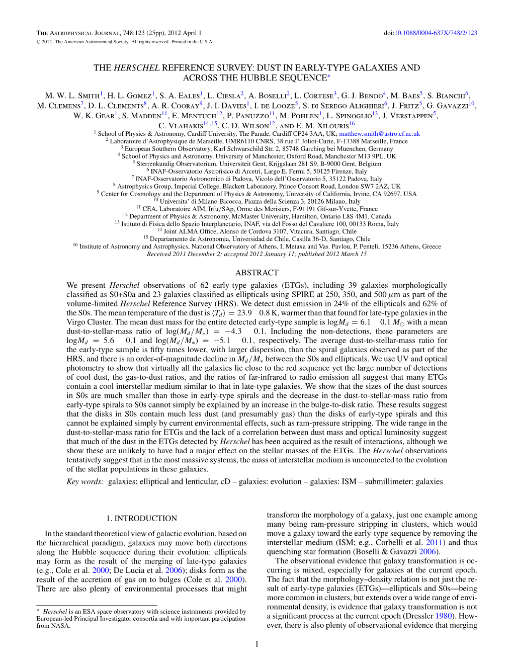 Dust in Early-Type Galaxies and Across the Hubble Sequence∗