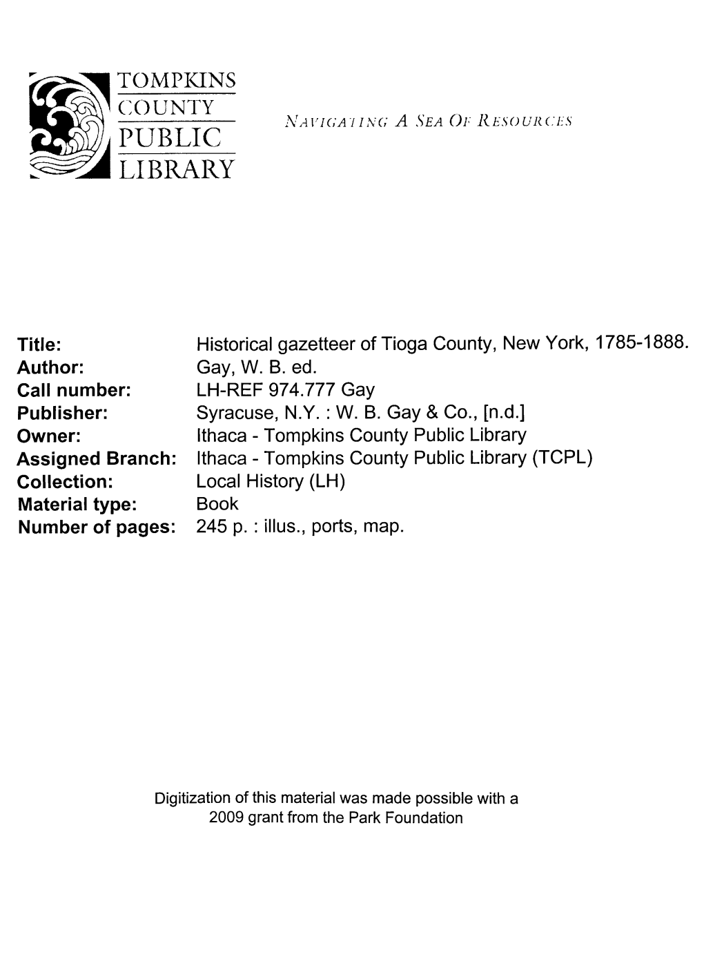 A Gazetteer Tioga Co P01to76.Pdf