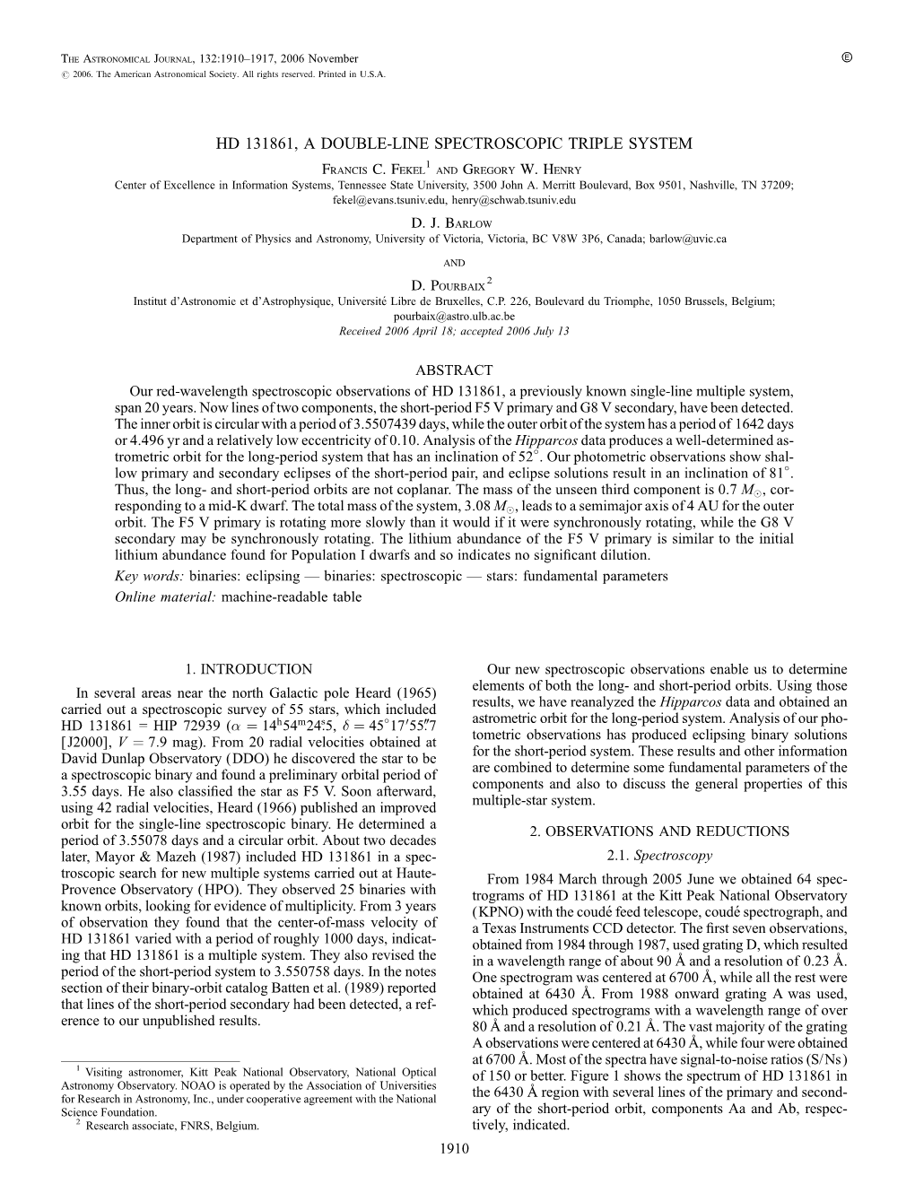 PDF, HD 131861, a Double-Line Spectroscopic Triple System