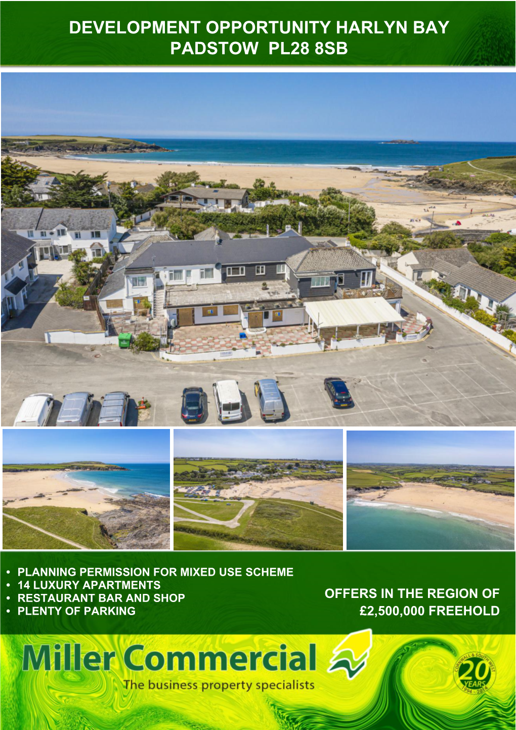 Development Opportunity Harlyn Bay Padstow Pl28 8Sb