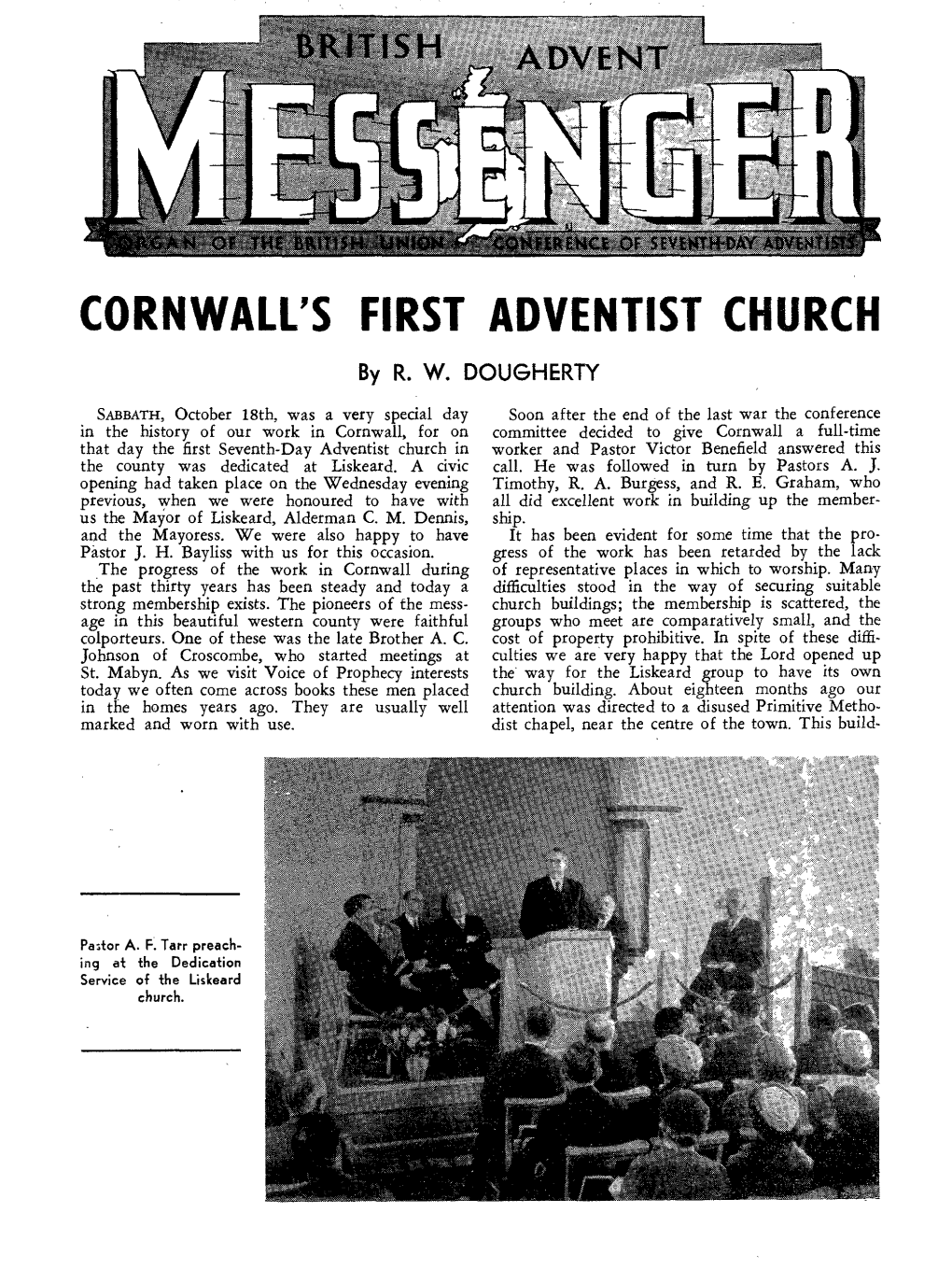 Cornwall's First Adventist Church