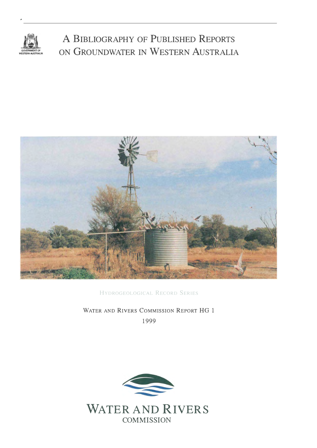 Water and Rivers Commission Report Hg 1 1999