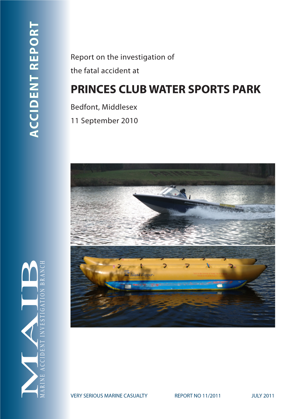 Princes Club Water Sports Park Report No 11/2011