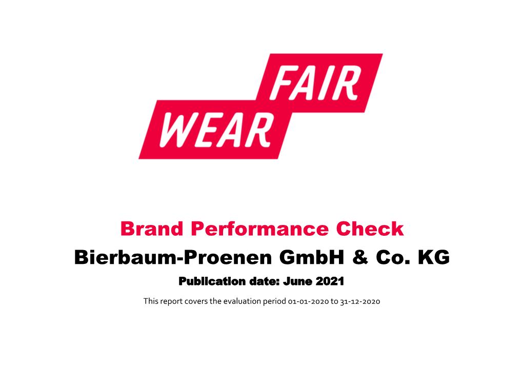 Bierbaum-Proenen Performance Check 2021