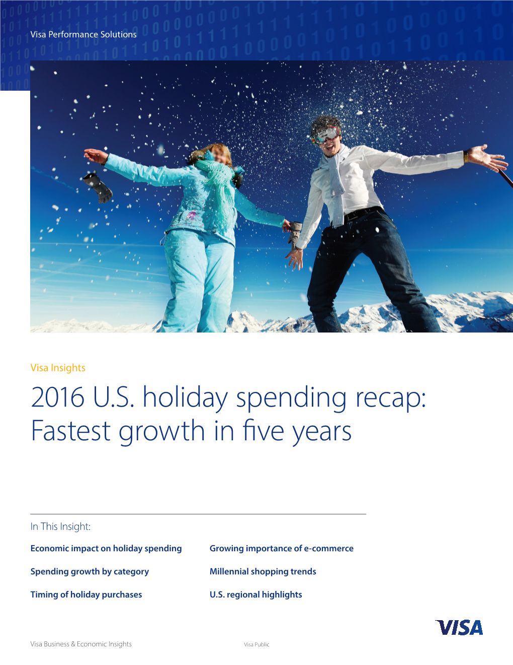 2016 U.S. Holiday Spending Recap: Fastest Growth in Five Years