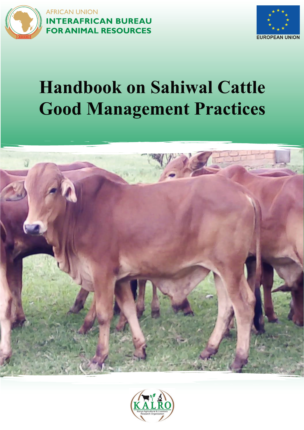Handbook on Sahiwal Cattle Good Management Practices