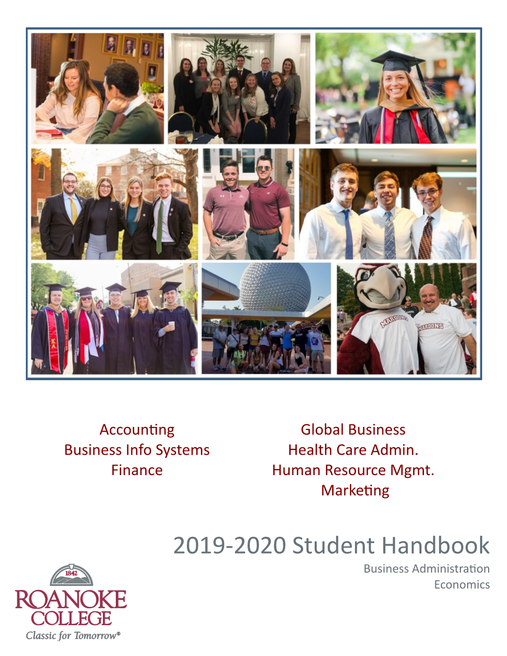 2019-2020 Student Handbook Business Administration Economics