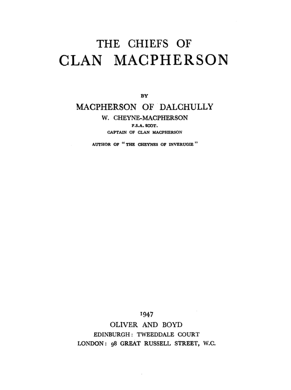 Clan Macpherson