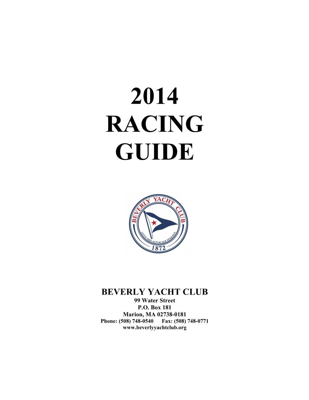 2014 Racing Guide