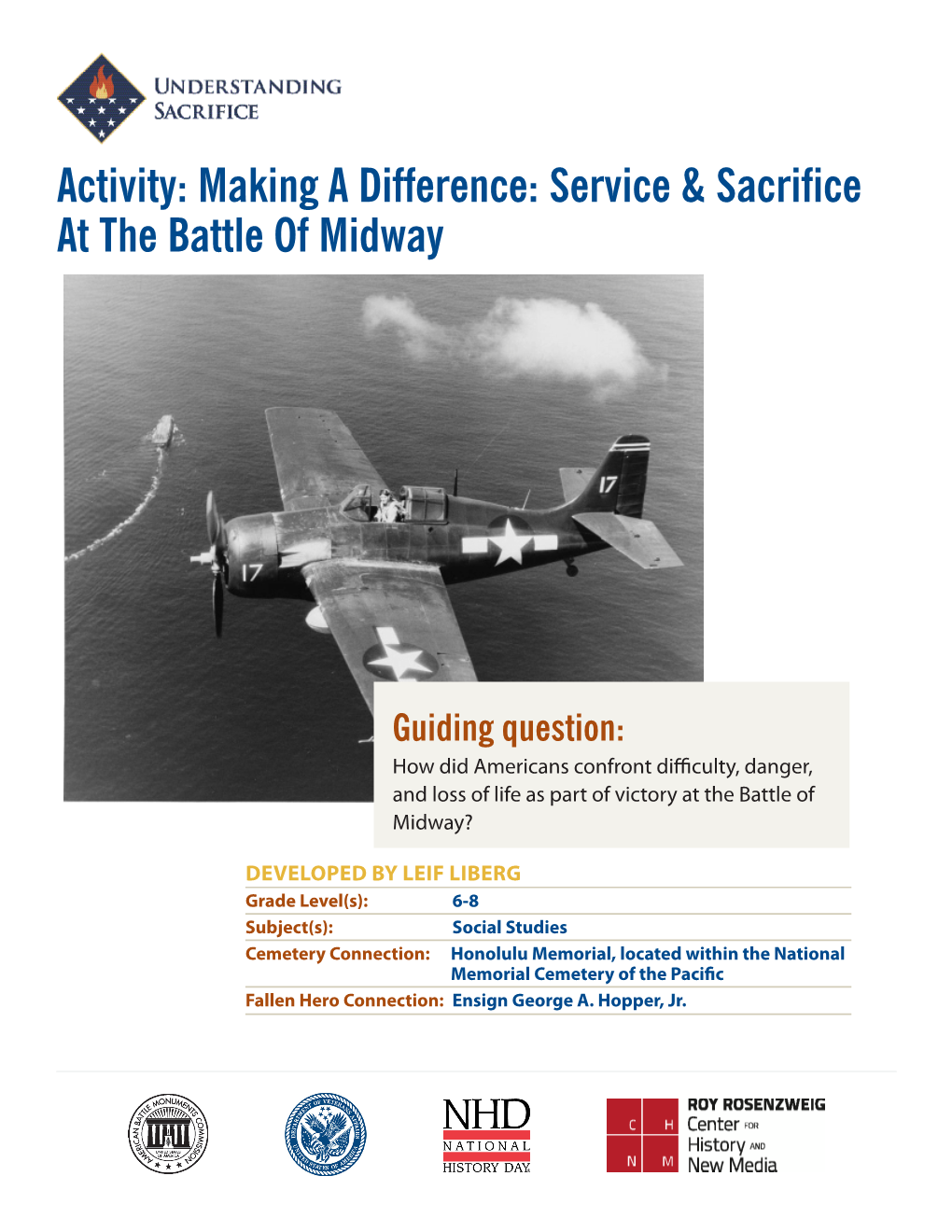 Activity: Making a Difference: Service & Sacrifice at the Battle of Midway