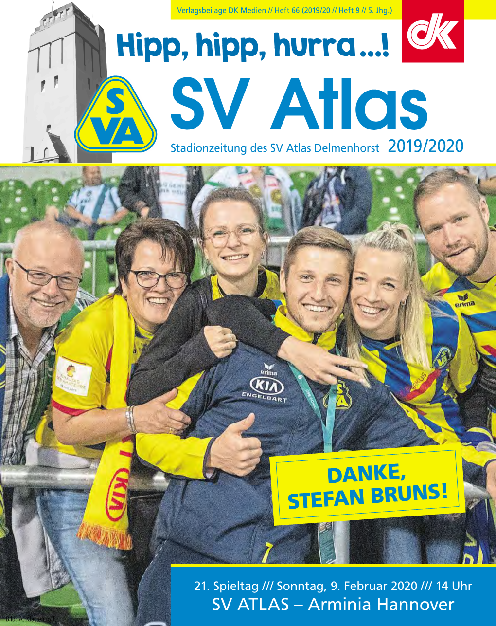 Hipp, Hipp, Hurra...! SV Atlas Stadionzeitung Des SV Atlas Delmenhorst 2019/2020
