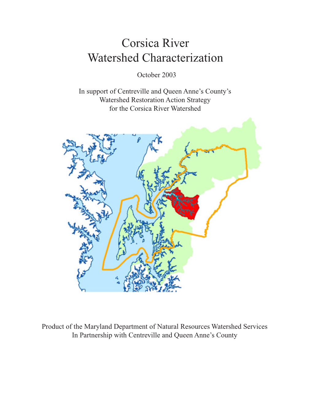 Corsica River Watershed Characterization