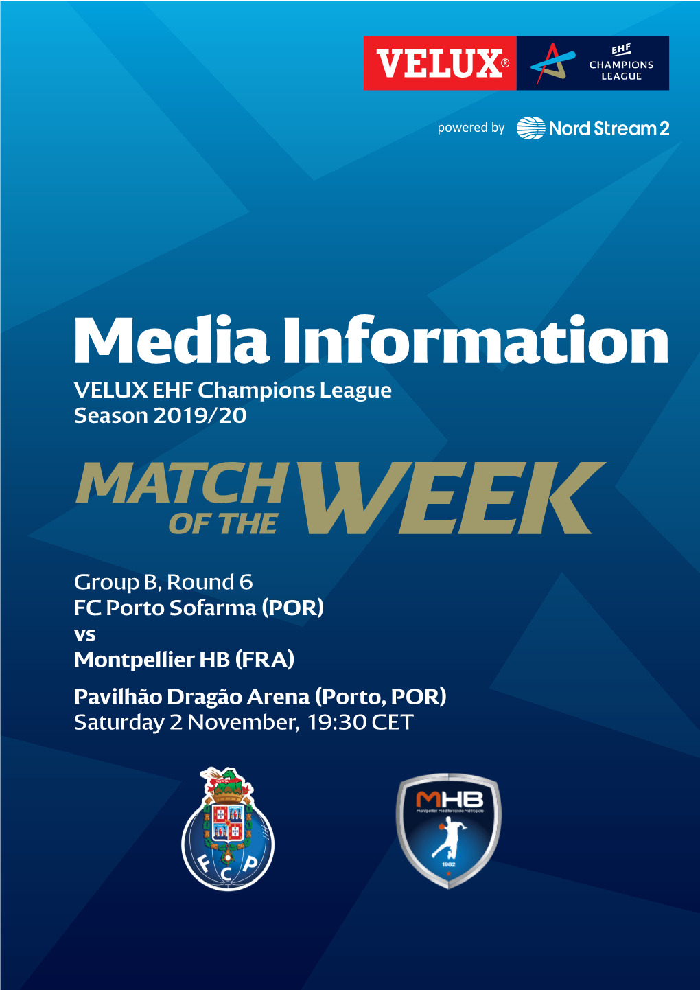 Media Information VELUX EHF Champions League Season 2019/20