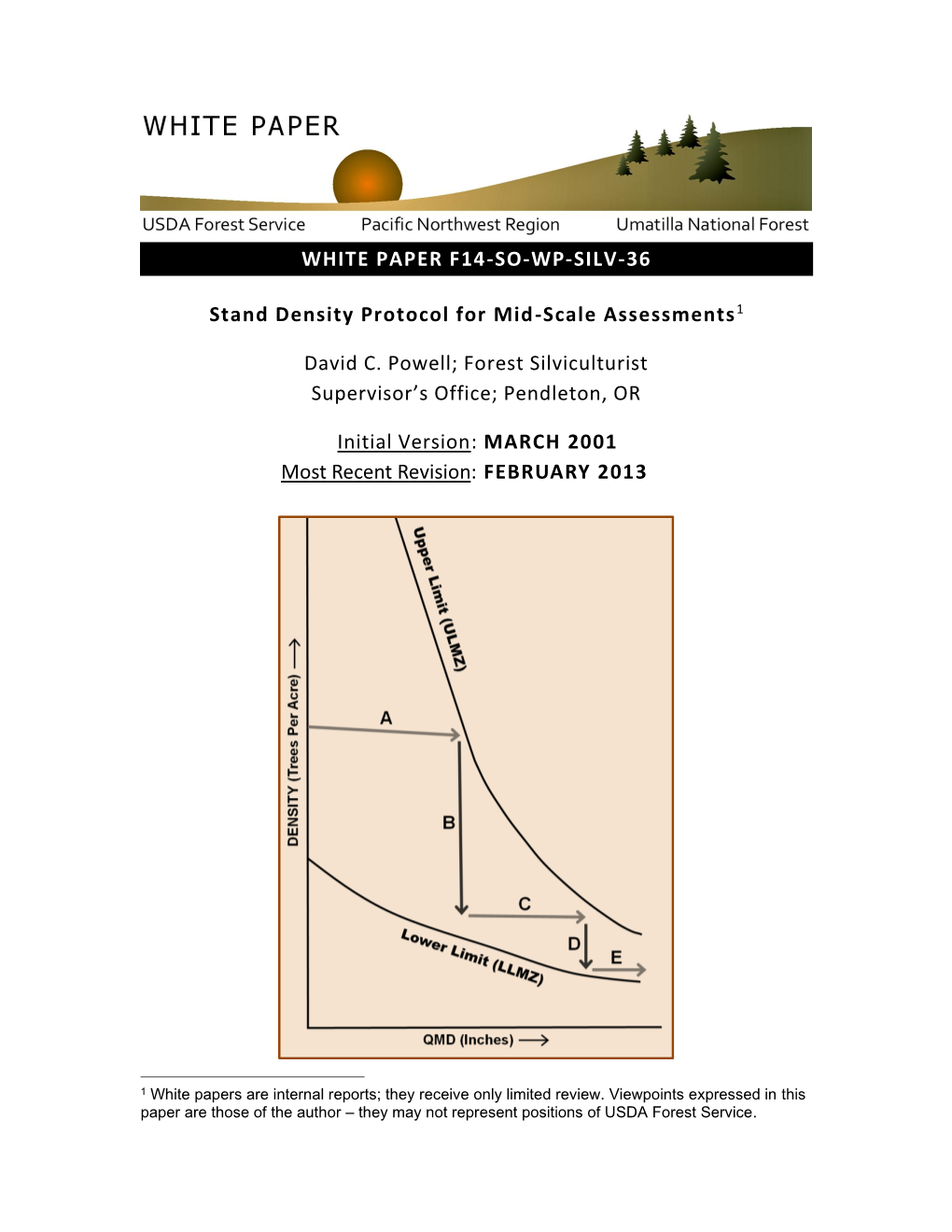 Stand Density Protocol for Mid-Scale Assessments 1