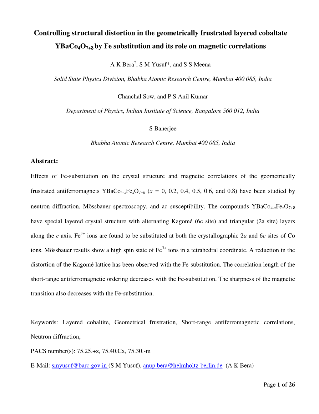 Controlling Structural Distortion in the Geometrically Frustrated Layered Cobaltate