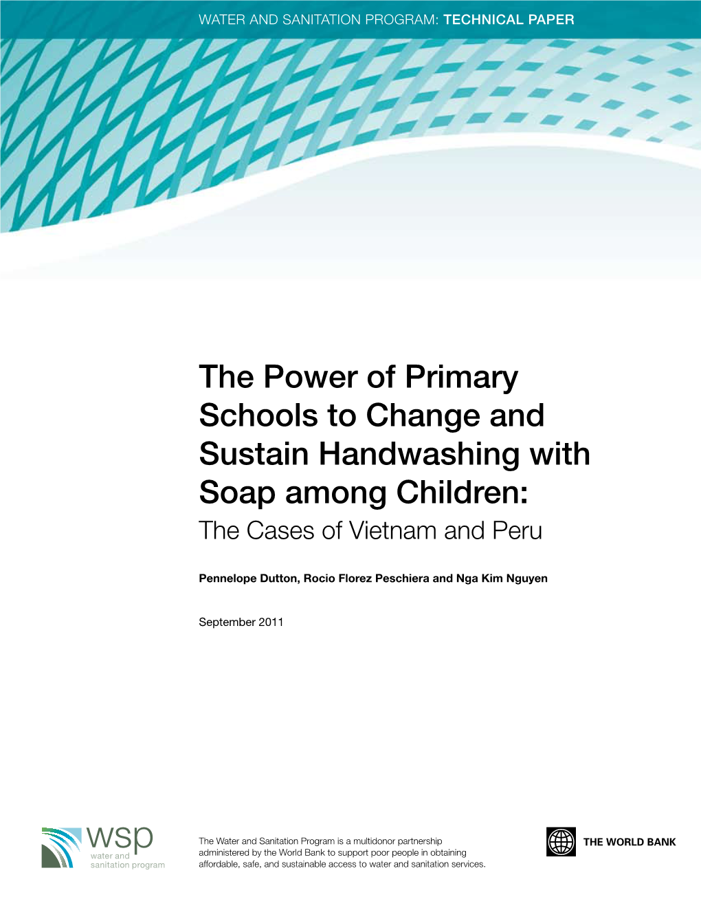 The Power of Primary Schools to Change and Sustain Handwashing with Soap Among Children: the Cases of Vietnam and Peru