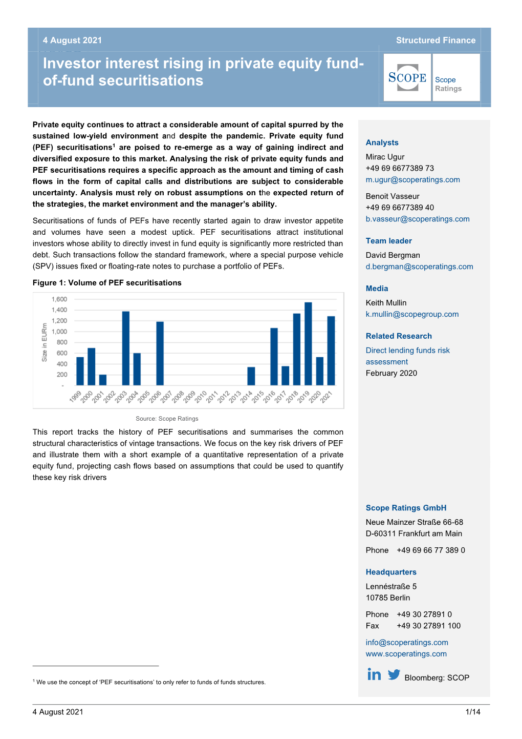 Investor Interest Rising in Private Equity Fund-Of-Fund Securitisations