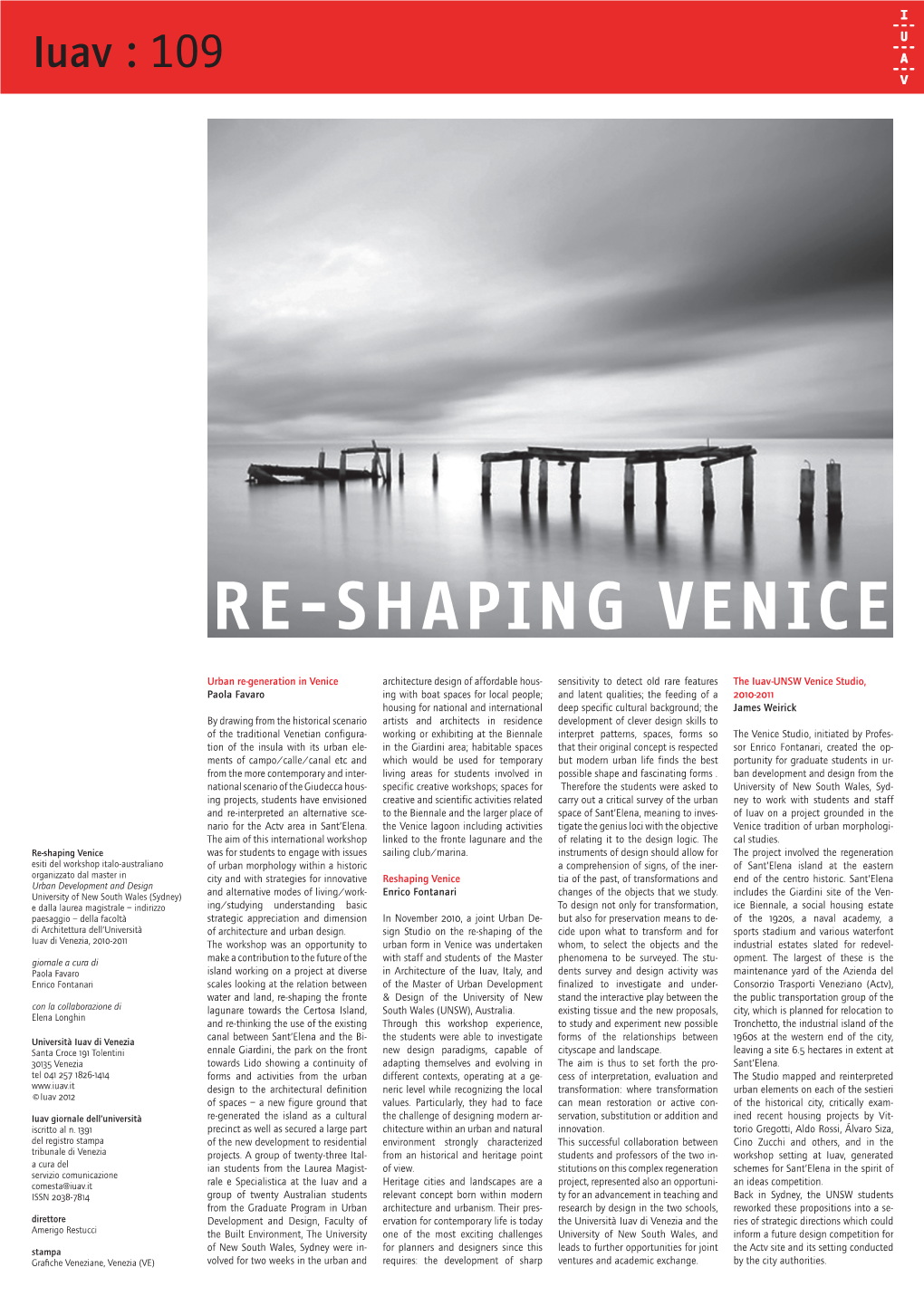 Re-Shaping Venice