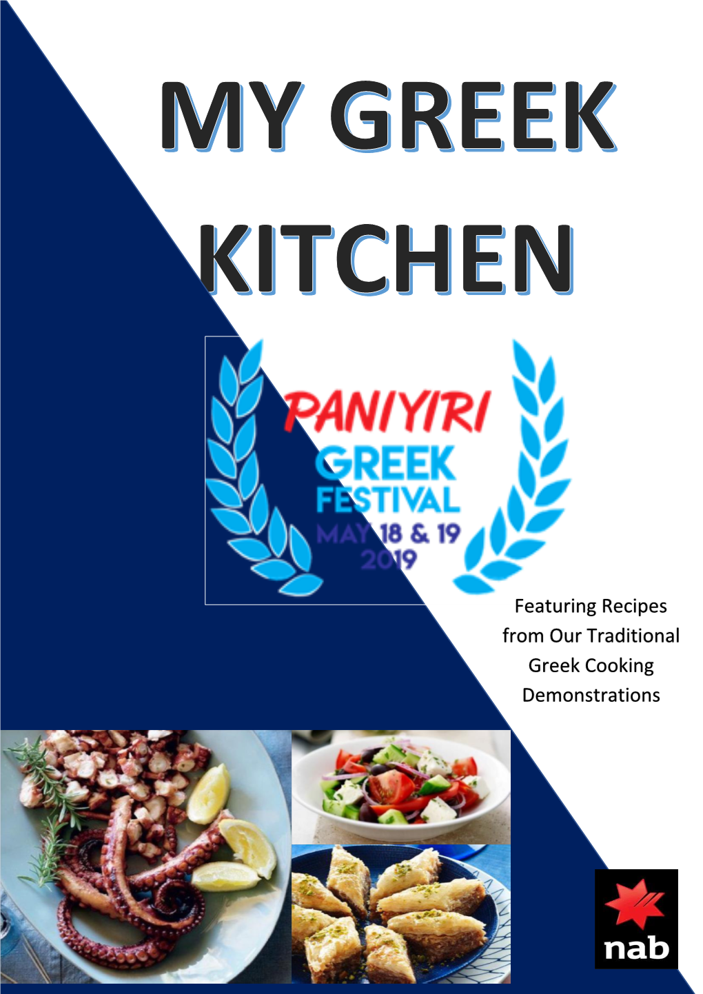 Featuring Recipes from Our Traditional Greek Cooking Demonstrations