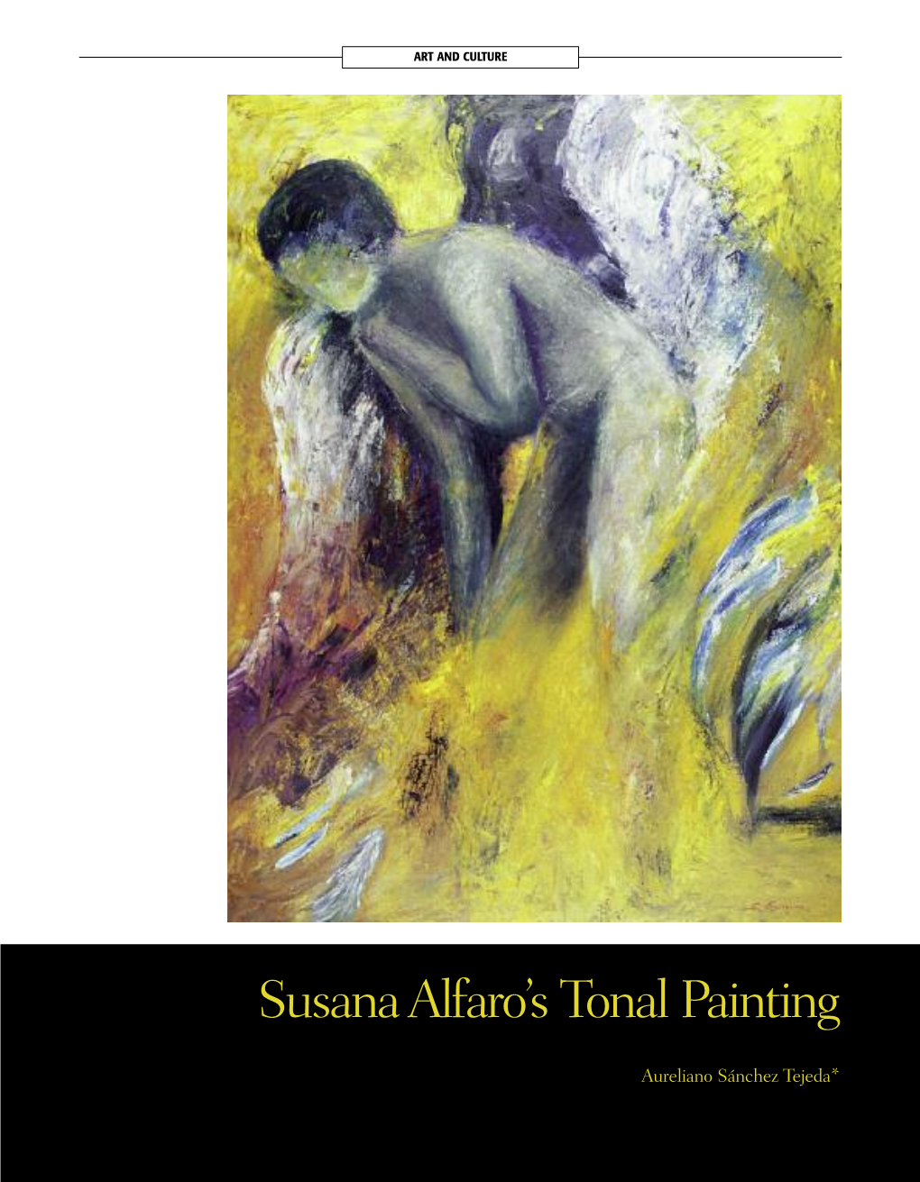 Susana Alfaro's Tonal Painting