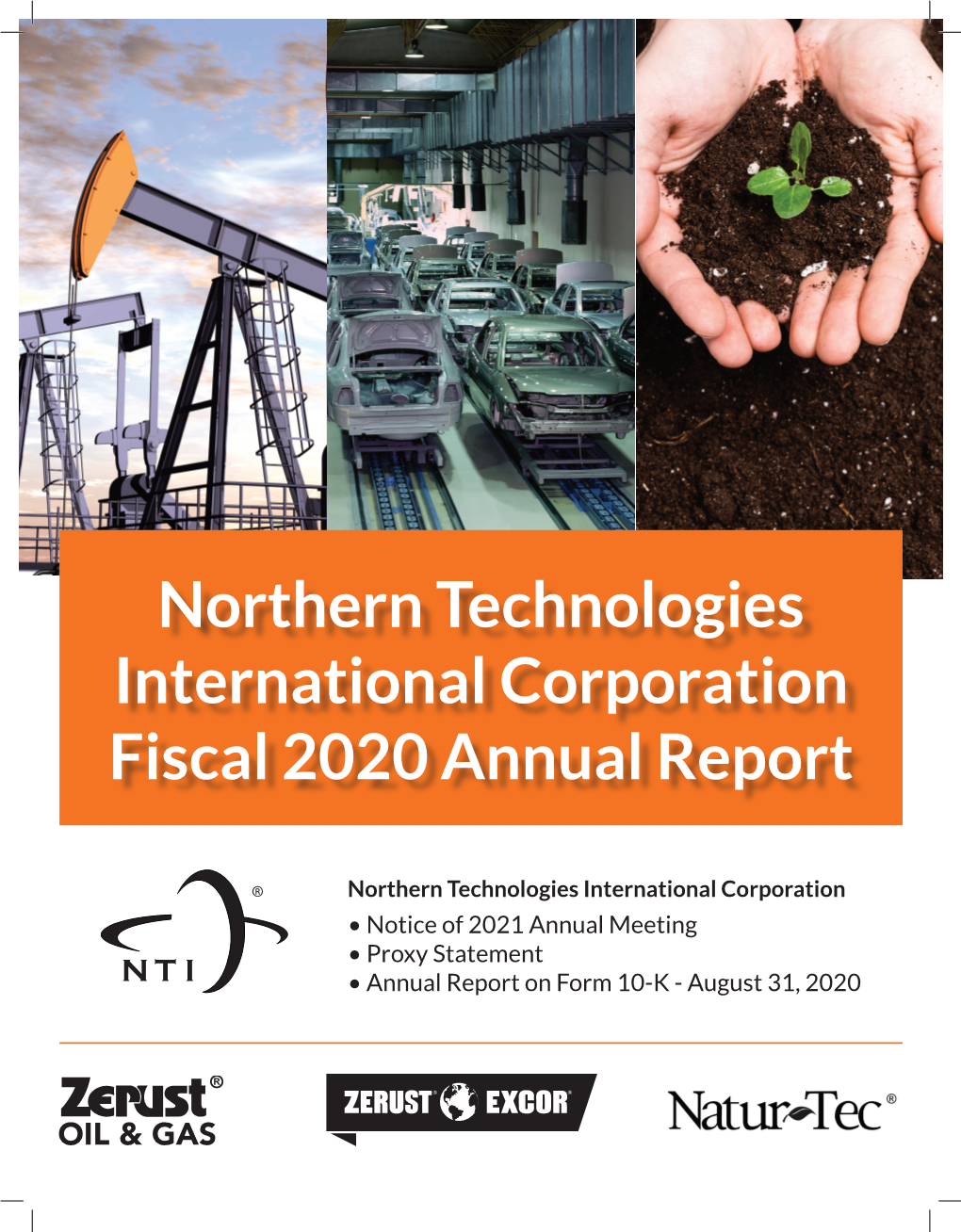 Northern Technologies International Corporation Fiscal 2020 Annual Report