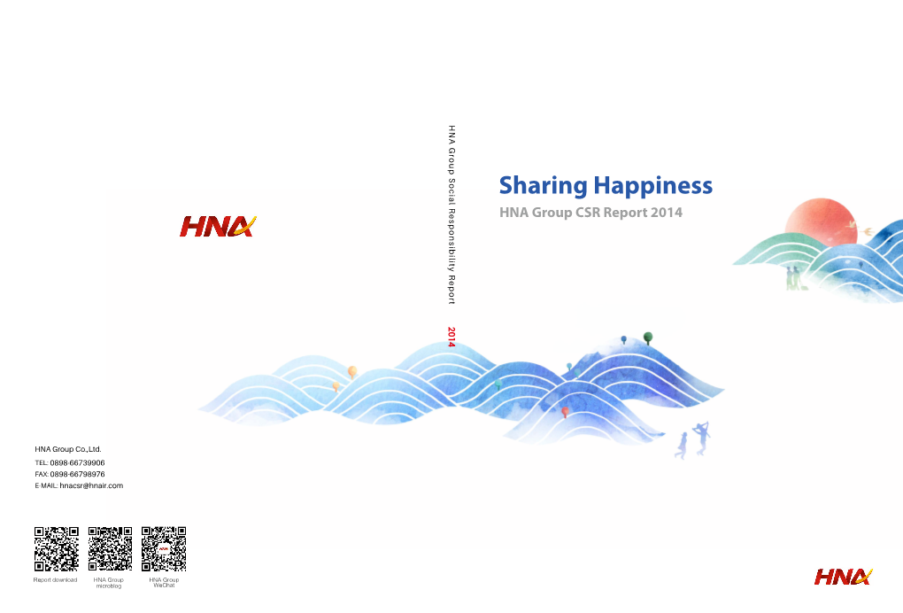 Sharing Happiness HNA Group CSR Report 2014 2014