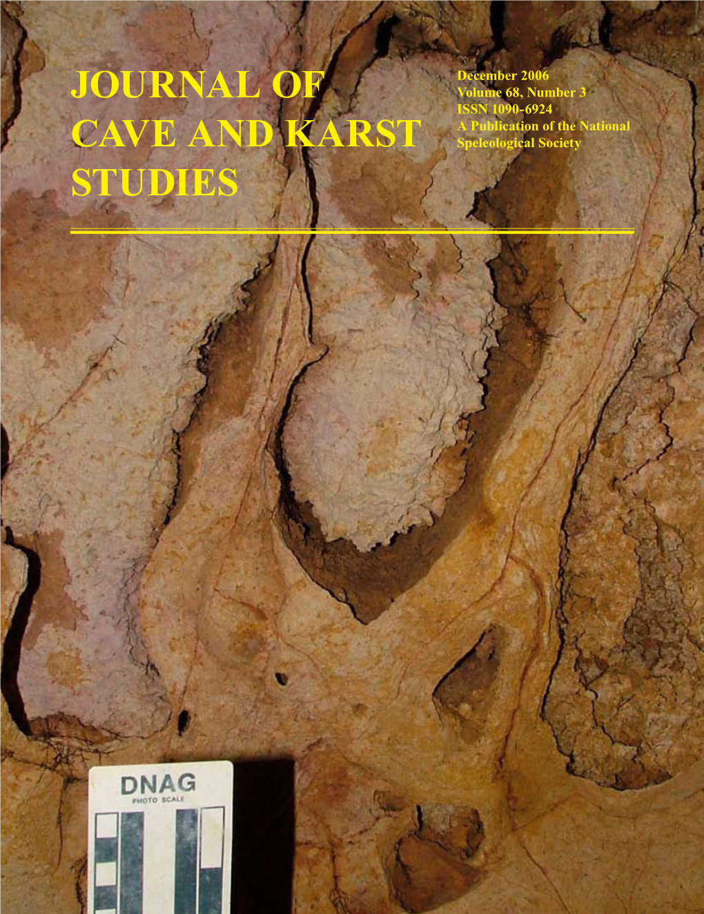 Journal of Cave and Karst Studies