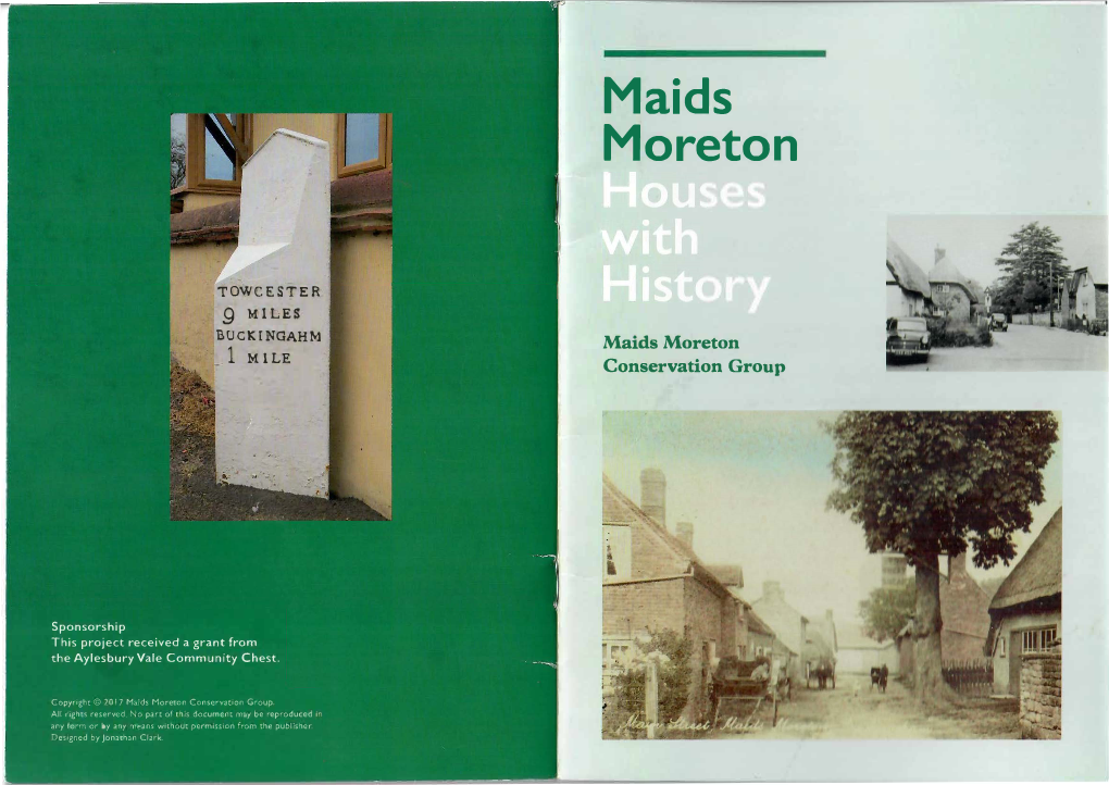 ED277 Maids Moreton Houses with History