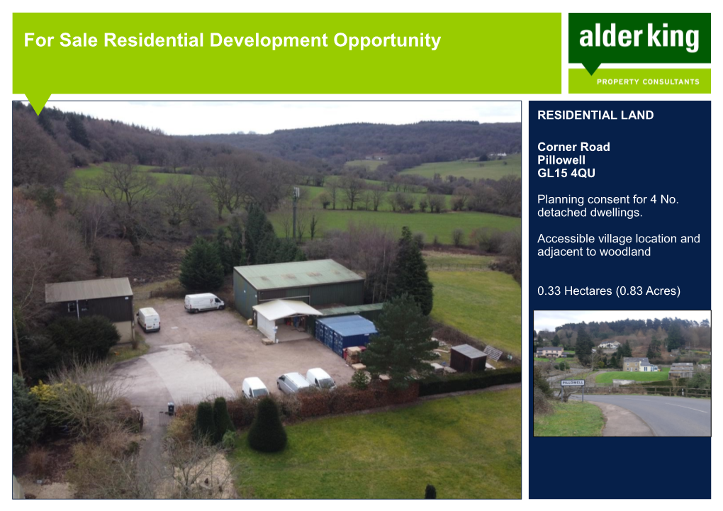 For Sale Residential Development Opportunity