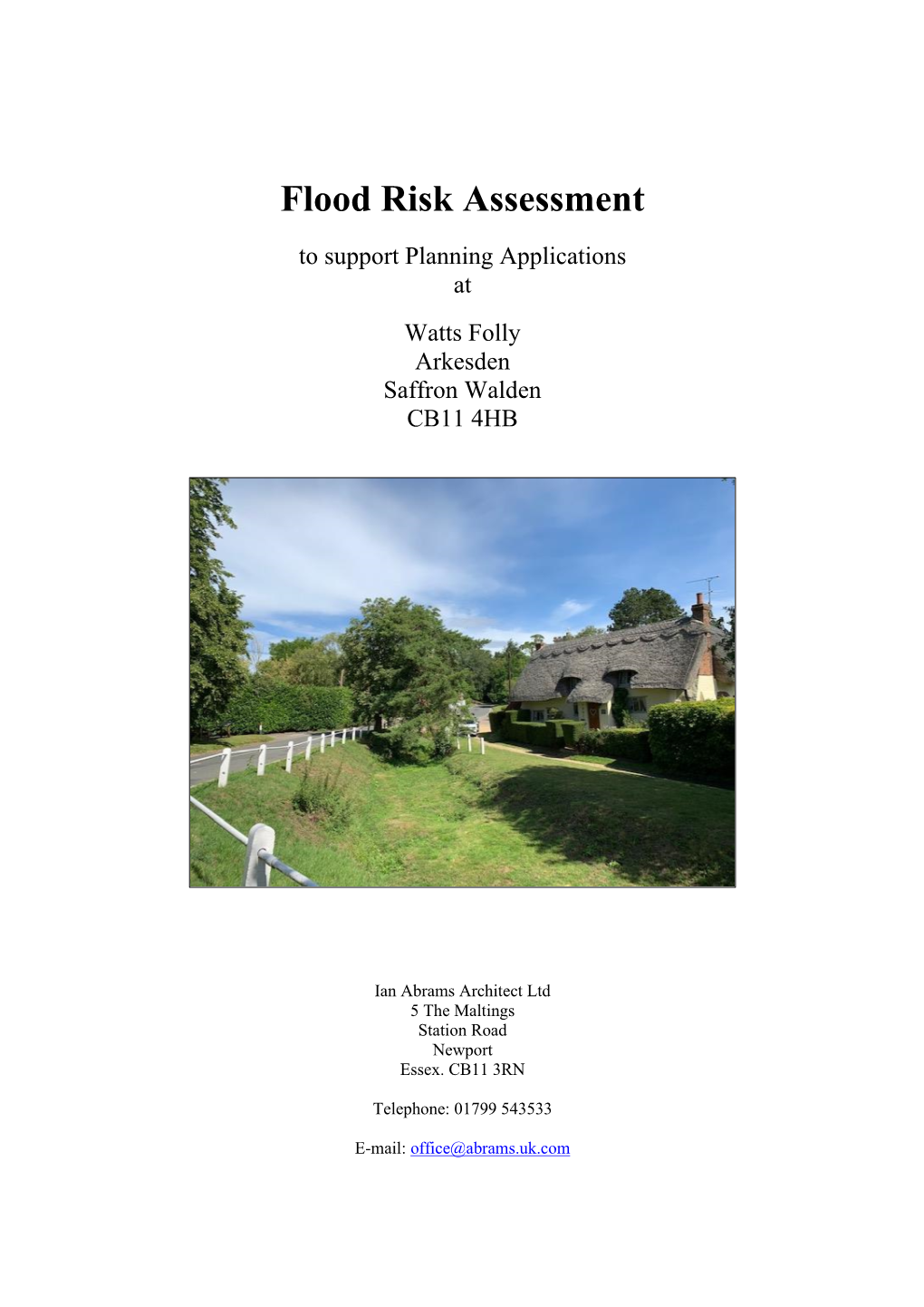 Flood Risk Assessment